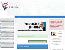 Tablet Screenshot of cabrabom.com.br